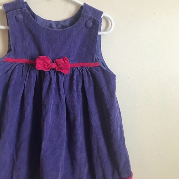 Rare Vintage 1980’s Custom Snowman Corduroy Dress - Picture 3 of 6